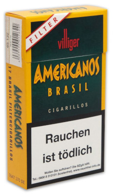 Villiger Americanos Brasil Filter Zigarillos