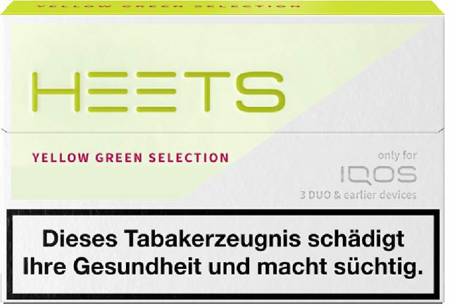 IQOS Heets Yellow Green