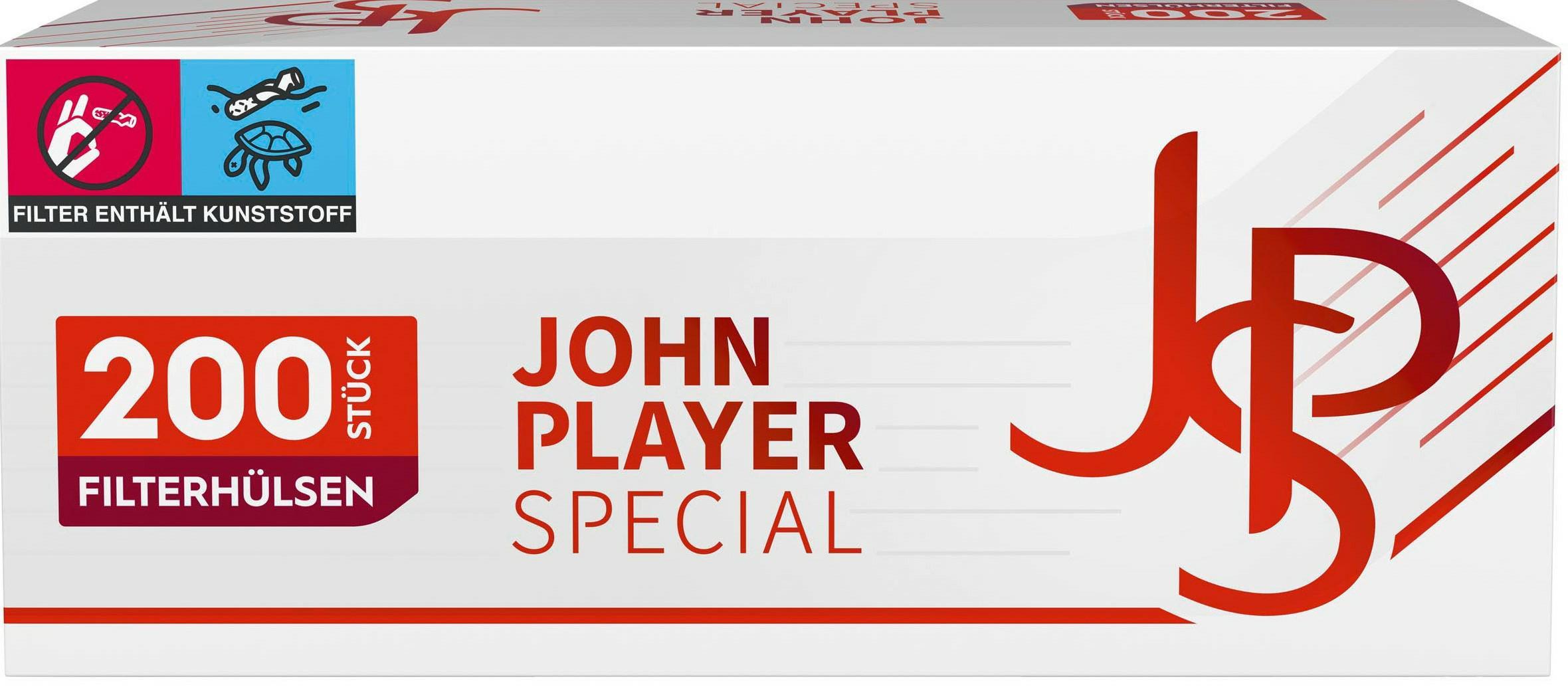 1x John Player Special Red Hülsen 200er