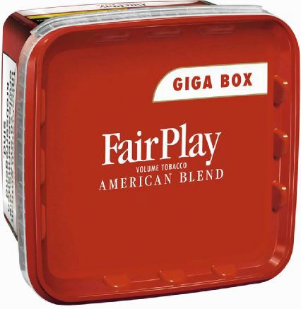 3x Fair Play Giga Box 325g, 10 matrix Hülsen, 1 Kunststoff Zigarettenbox
