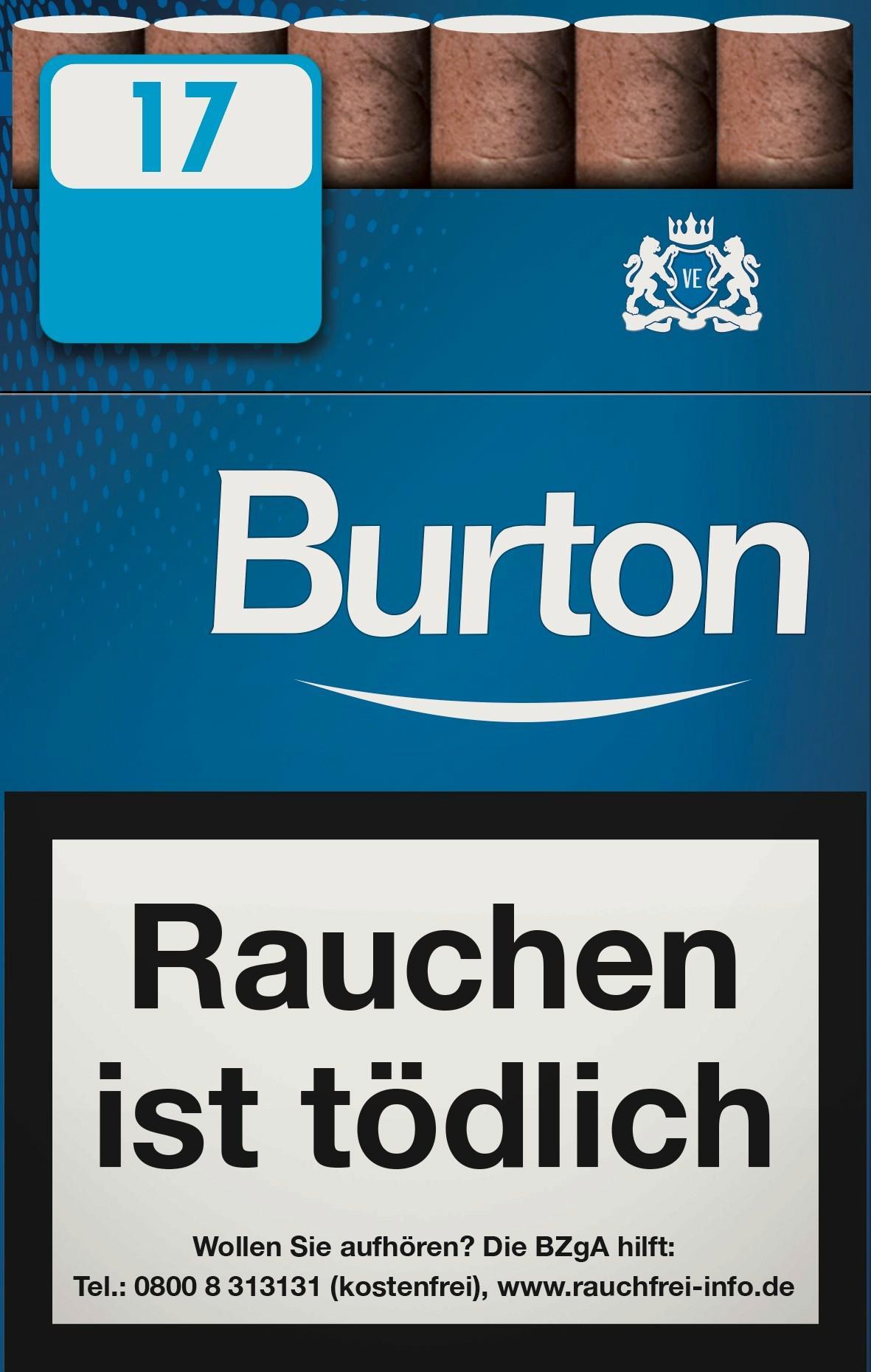 Burton Blue Naturdeckblatt L Eco-Zigarillos