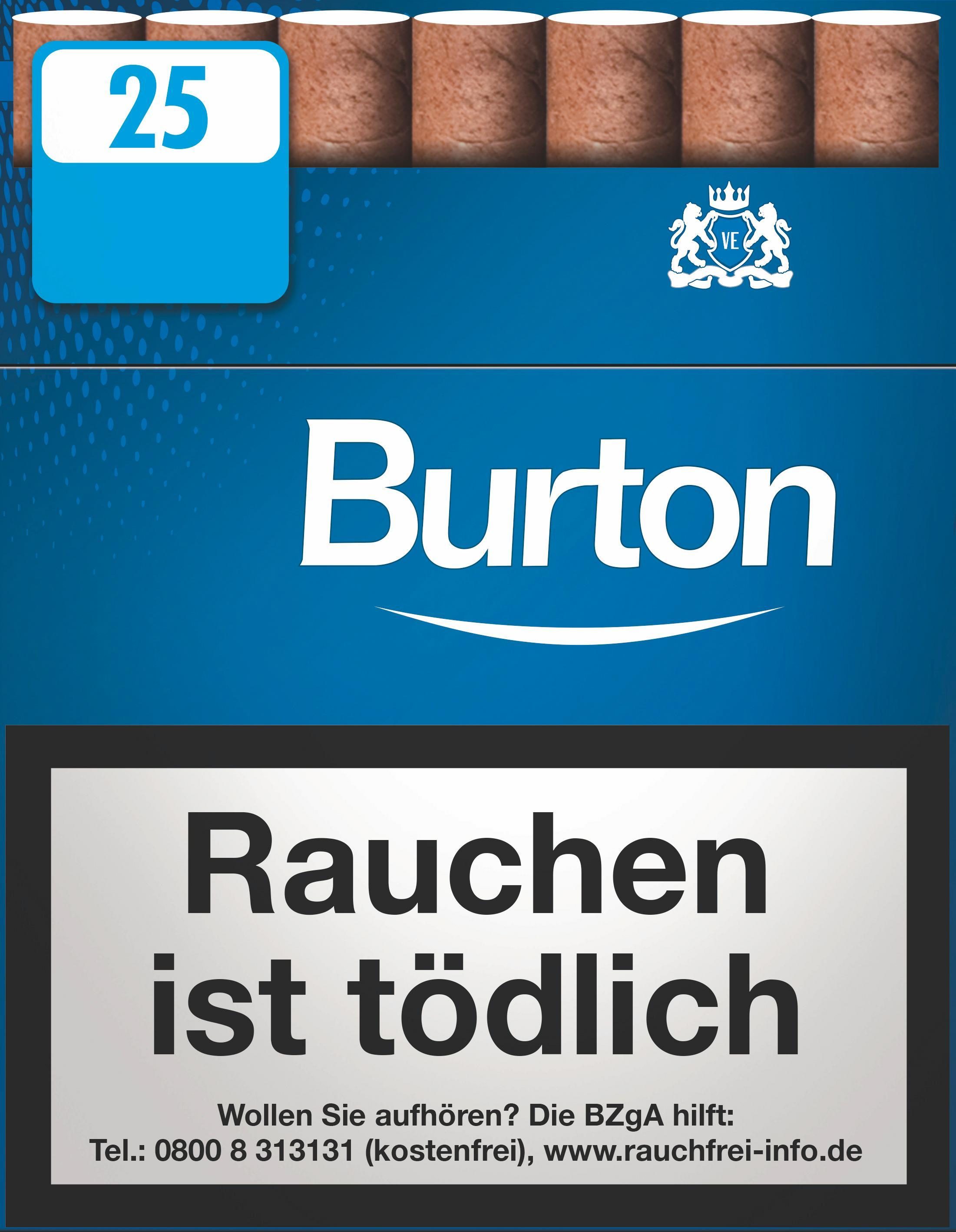Burton Blue Naturdeckblatt XL Eco-Zigarillos