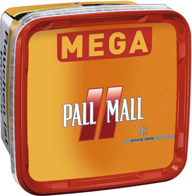 Pall Mall Red Volumentabak Megabox 135g, 400 Stk Allround Hülsen, 4x Elektronisches Feuerzeug
